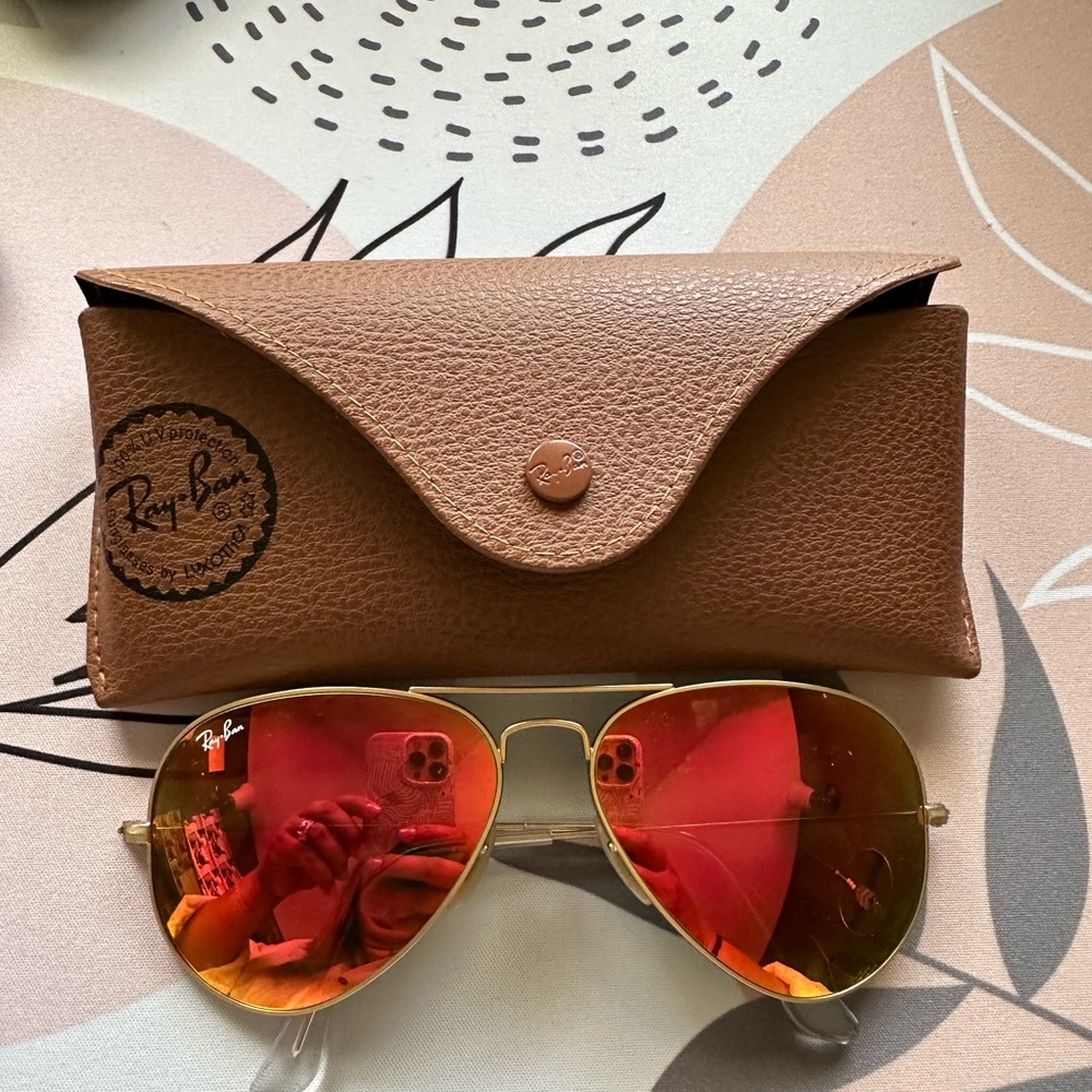 Brand new rayban aviators—LARGE lens